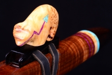 Tasmanian Blackwood Native American Flute, Minor, Mid A-4, #I46G